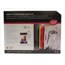 Tablecraft Grippy Polypropylene Color Coded 4 Piece Cutting Board Kit, 20 x 15 x 0.625 inch