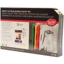 Tablecraft Grippy Polypropylene Color Coded 4 Piece Cutting Board Kit, 18 x 12 x 0.625 inch -- 1 pack per case