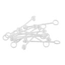 Tablecraft Sani-Cap Natural Tethered Cap Fits Standard TipTop Squeeze Bottle -- 12 per case