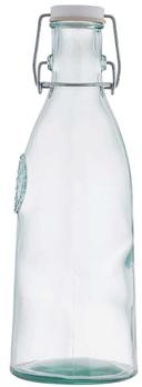 Tablecraft Authentic Collection Recycled Green Glass Resealable Bottle, 1 Liter Capacity -- 6 per case