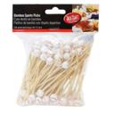 Tablecraft Bamboo Baseball Sport Pick, 4.5 inch - 100 count per pack -- 12 packs per case.