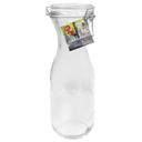 Tablecraft Silicone Seal Resealable Glass Carafe, 34 Ounce Capacity -- 6 per case