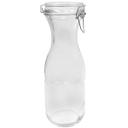 Tablecraft Silicone Seal Resealable Glass Carafe, 1 Liter -- 6 per case