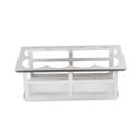 Tablecraft Stainless Steel Squeeze Bottle Template Organizer - Holds 8 Bottles, 13.125 x 7.125 x 4.5 inch