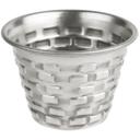 Tablecraft Brickhouse Stainless Steel with Embossed Brick Pattern Round Ramekin, 2.25 x 2.25 x 1.75 inch -- 12 per case.