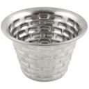Tablecraft Brickhouse Stainless Steel with Embossed Brick Pattern Round Ramekin, 2.75 x 2.75 x 1.75 inch -- 12 per case.