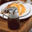 Tablecraft Modern Collection Polypropylene Syrup Dispenser with Chrome Plated Metal Top, 10 Ounce Capacity -- 12 per case