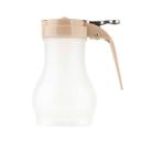 Tablecraft Polypropylene Teardrop Syrup Dispenser with Almond ABS Top, 10 Ounce Capacity -- 12 per case