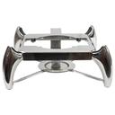Tablecraft 200 Series Stainless Steel Replacement Stand Fits CW40176 and CW40163 Chafer, 16.25 x 15.25 x 6 inch
