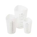 Tablecraft Silicone 3 Piece Flexible Measuring Cup Set