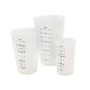 Tablecraft Silicone 3 Piece Flexible Measuring Cup Set