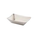 Tablecraft Better Burger Collection Brushed Stainless Steel Small Fry Tray, 5.125 x 3.5 x 1.25 inch