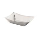Tablecraft Better Burger Collection Brushed Stainless Steel Medium Fry Tray, 7.5 x 5 x 1.875 inch