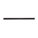 Tablecraft 5.75 inch Black PLA Unwrapped Cocktail Straw, 1000 count -- 20 per case