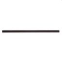 Tablecraft Solid Black Individually Wrapped Paper Straw, 7.75 inch - 500 count per pack -- 6 packs per case