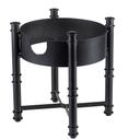 Tablecraft Industrial Collection Black Powder Coated Metal Beverage Dispenser Base Fits for 10090 Dispenser