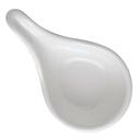 Tablecraft White Melamine Mini Spoon, 1 Ounce Capacity -- 24 per case