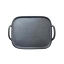 Tablecraft Black Melamine Faux Cast Iron Serving Tray, 10 x 14 inch