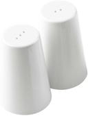 Tablecraft Sierra Collection Melamine White Salt and Pepper Shaker Set, 2.125 x 2.125 x 3.375 inch -- 6 set per case