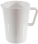 Tablecraft Sierra Collection Melamine White Creamer, 3.875 x 2.875 x 3.875 inch -- 12 per case