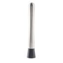 Tablecraft 18/8 Stainless Steel Brushed Finish Muddler with Plastic Tip, 1 x 1 x 8.25 inch