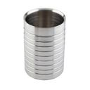 Tablecraft Stainless Steel Double Wall Wine Cooler, 4.875 inch Dia. x 7.25 inch