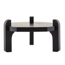 Tablecraft Black Painted Pinewood Stand for Glass Beverage Dispenser, 10 inch Dia. x 5.75 inch