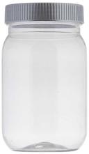 Tablecraft Plastic Mason Jar with Lid, 16 Ounce
