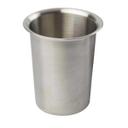 Tablecraft Stainless Steel Brushed Finish Cylinder, 4.5 x 4.5 x 5.5 inch