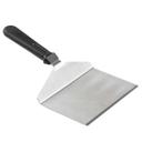 Tablecraft Stainless Steel Turner with Black Polypropylene Handle, 11 inch