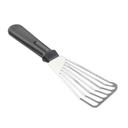 Tablecraft Stainless Steel Fish Turner with Black Polypropylene Handle, 11 inch
