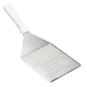 Tablecraft Stainless Steel Heavy Turner with White Polypropylene Handle, 13 inch -- 12 per case