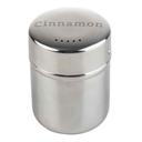 Tablecraft Stainless Steel Cinnamon Shaker with Storage Cap, 6 Ounce Capacity