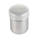 Tablecraft Stainless Steel Cocoa Shaker with Storage Cap, 6 Ounce Capacity
