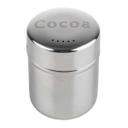 Tablecraft Stainless Steel Cocoa Shaker with Storage Cap, 6 Ounce