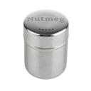 Tablecraft Stainless Steel Nutmeg Shaker with Storage Cap, 6 Ounce