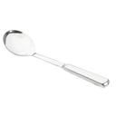 Tablecraft Holden Collection 18-8 Stainless Steel Hollow Handle Solid Spoon, 11.75 x 2.5 x 1.375 inch -- 12 per case