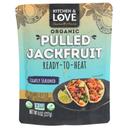 Kitchen and Love Organic Lightly Seasoned Pulled Jackfruit Meal, 8 Ounce -- 6 per case