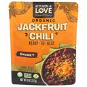 Kitchen and Love Organic Ready to Heat Chunky Jackfruit Chili Meal, 8 Ounce -- 6 per case
