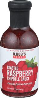 Bronco Bobs Roasted Raspberry Chipotle Sauce, 15.75 Ounce -- 6 per case