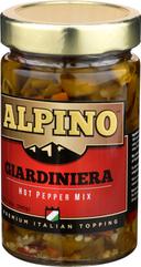 Alpino Giardiniera Hot Pepper Mix, 12 Ounce -- 6 per case
