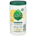 Seventh Generation Lemon Zest Multi Surface Cleaning Wipes, 70 count -- 6 per case