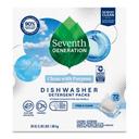 Seventh Generation Free and Clear Dishwasher Detergent Packs, 72 count -- 2 per case