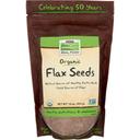 Now Organic Flax Seeds, 16 Ounce