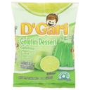 Dgari Lime with Water Gelatina Dessert, 4.2 Ounce -- 24 per case