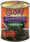 Glory Foods Seasoned Turnip Greens, 27 Ounce -- 12 per case