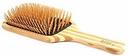 Bass Brushes The Green Brush Large Paddle Hairbrush with Bamboo Pins Plus Bamboo Handle