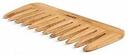 Bass Brushes Dark Bamboo Wide Tooth Style Grooming Comb