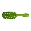 Bass Bio Flex Green Leaf Shape Detangler Hair Brush with Plant Based Handle