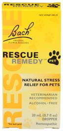 Bach Rescue Remedy Natural Stress Relief for Pet, 20 Milliliter